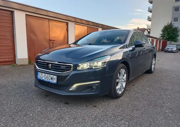 samochody osobowe Peugeot 508 cena 44900 przebieg: 200000, rok produkcji 2015 z Gdańsk